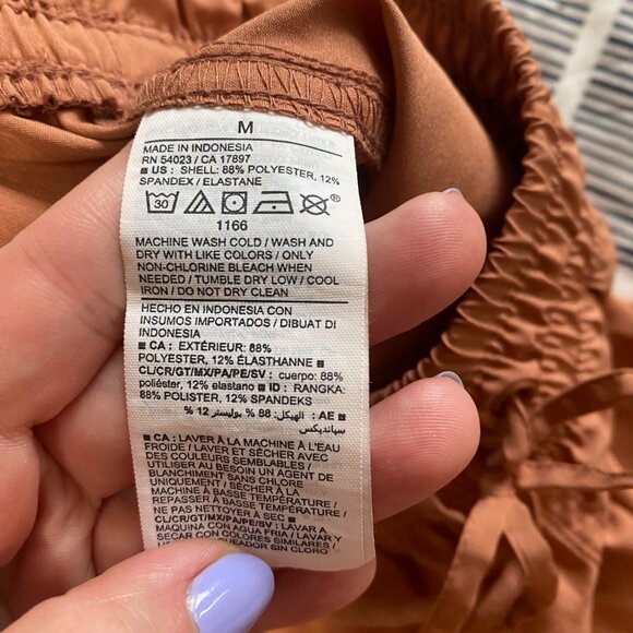 OLD NAVY Extra High-Waisted StretchTech Cropped Wide-Leg Pants Sz M - Picture 4 of 8